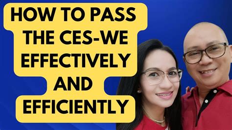 ceswe|HOW TO PASS THE CES.